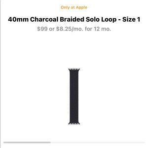 Braided Apple Watch band 44mm